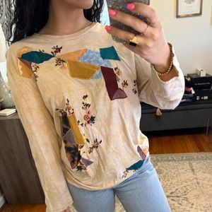 Patchwork T-shirt (fits like a M)